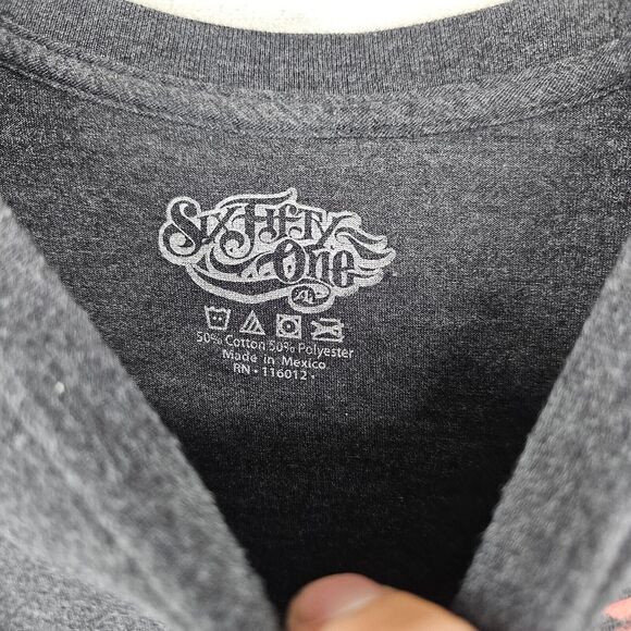 Foo Fighters Shirt Mens Large Gray 2008 Eagle Concert Tour Rock Music Band Tee - Picture 3 of 6